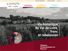 Tablet Screenshot of chinon.com